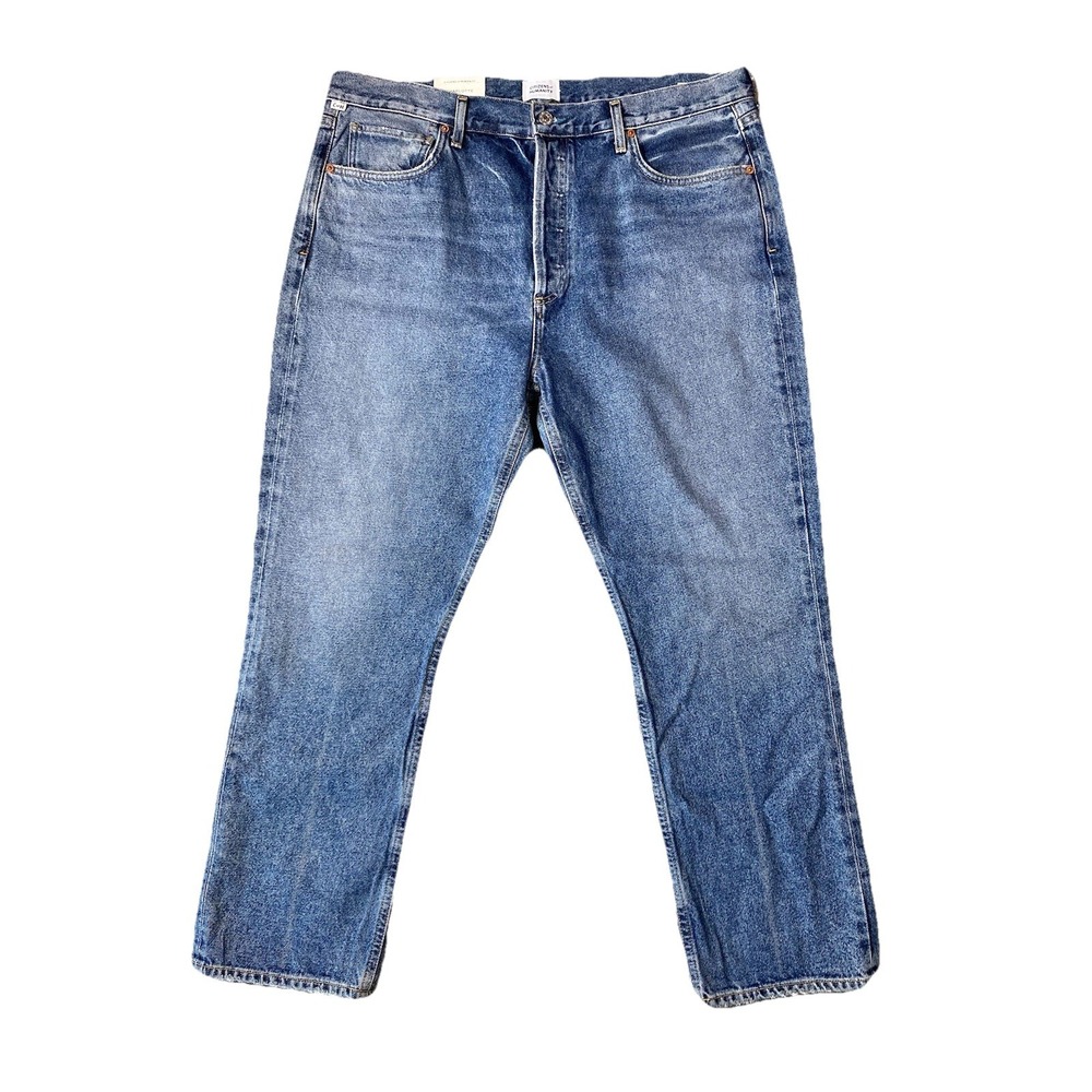 NWT Citizens of Humanity Charlotte High Rise Straight Jeans Size 34 Blue
